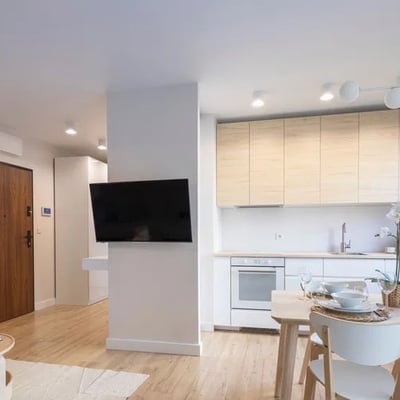 Vermietung einer neuen möblierten 3-Zimmer-Wohnung, 60 m², Krakau, Polen